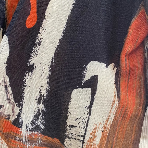 Cocoon Tao House Art to wear Lagenlook kimono M - Picture 4 of 8